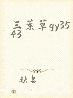 三叶草gy3543