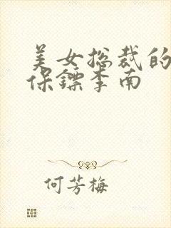 美女总裁的护花保镖李南