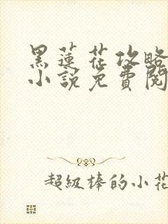 黑莲花攻略手册小说免费阅读