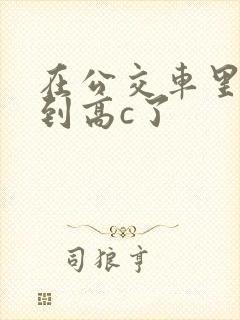 在公交车里c弄到高c了