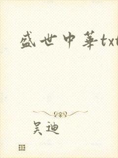 盛世中华txt