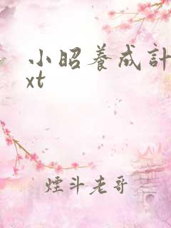 小昭养成计划txt