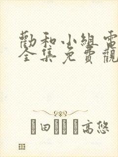 劝和小组电视剧全集免费观看