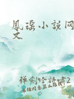 凤瑶小说网高辣文