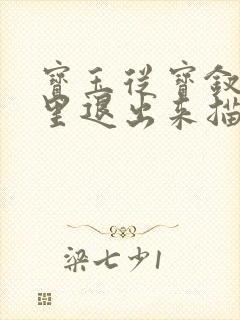 宝玉从宝钗身体里退出来描写