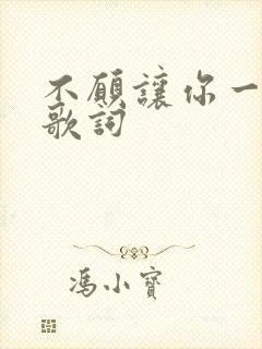 不愿让你一个人歌词