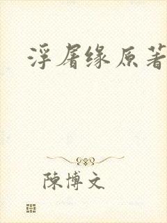 浮屠缘原著小说