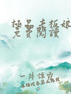 极品老板娘全文免费阅读