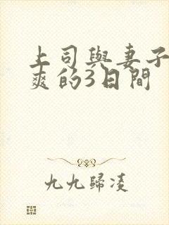 上司与妻子干到爽的3日间