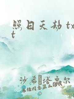 照日天劫 txt