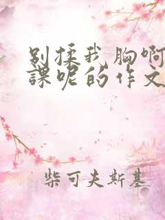 别揉我胸啊嗯上课呢的作文