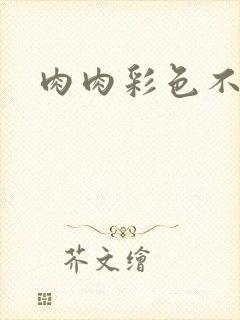 肉肉彩色不遮挡