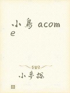 小鸟 acome