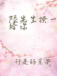 陆先生撩一下命给你