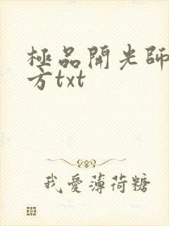 极品开光师李南方txt