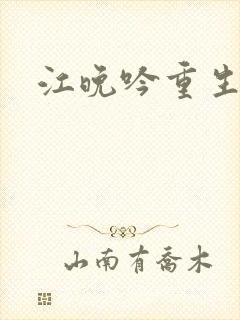 江晚吟重生小说