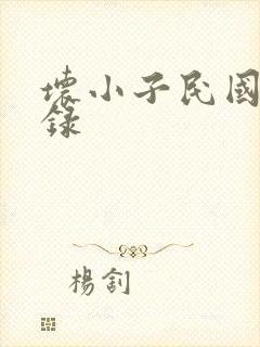 坏小子民国穿越录