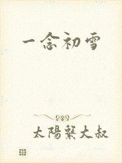 一念初雪