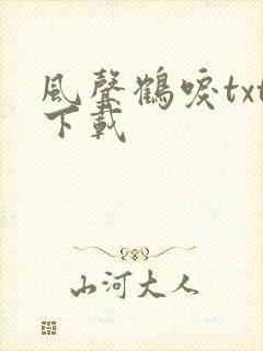 风声鹤唳txt下载