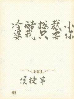 冷酷总裁小小老婆我只要你