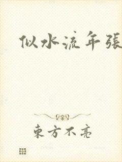 似水流年张姨