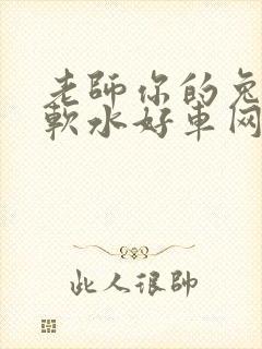 老师你的兔子好软水好车网站