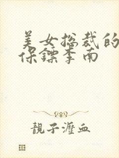 美女总裁的护花保镖李南