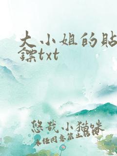 大小姐的贴身保镖txt