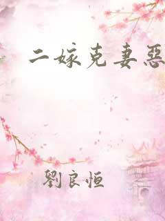 二嫁克妻恶少