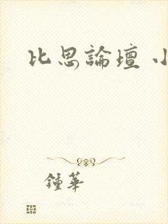 比思论坛 小说