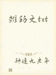 杂的文txt