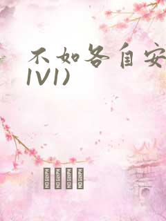 不如各自安好(1V1)