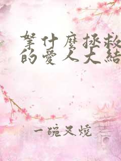 拿什么拯救你我的爱人大结局