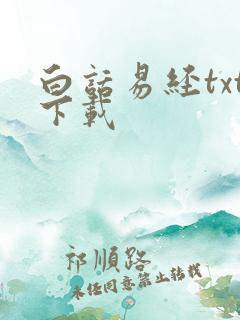 白话易经txt下载