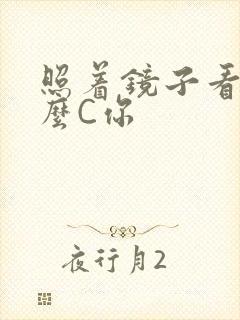 照着镜子看我怎么C你