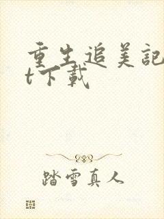 重生追美记txt下载