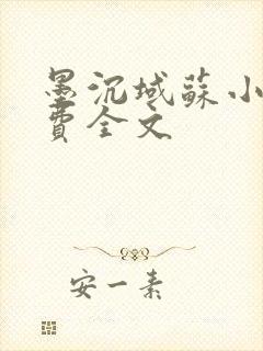 墨沉域苏小柠免费全文