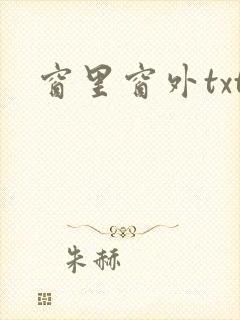 窗里窗外txt