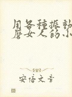 用各种振动器折磨女人的小说