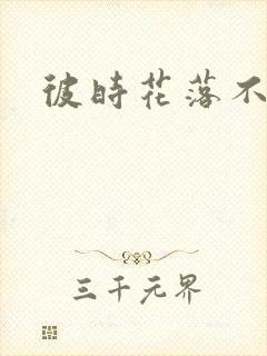 彼时花落不相逢
