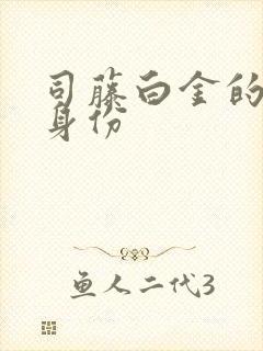 司藤白金的真实身份