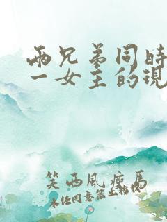 两兄弟同时拥有一女主的现言