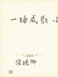 一睡成欢 小说