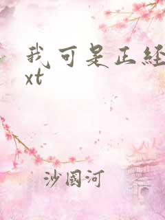 我可是正经人txt