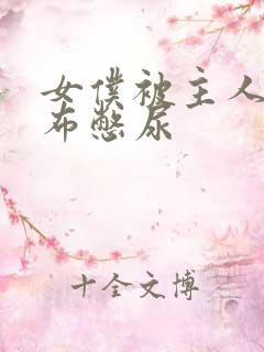 女仆被主人用胶布憋尿