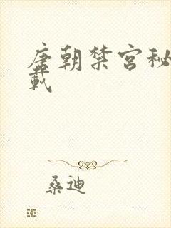 唐朝禁宫秘史下载