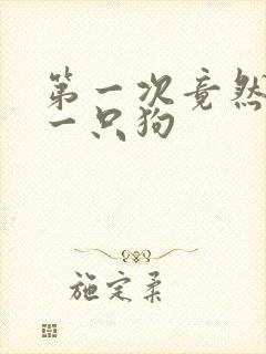 第一次竟然给了一只狗