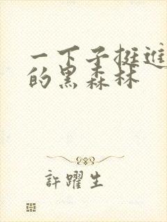 一下子挺进浓密的黑森林