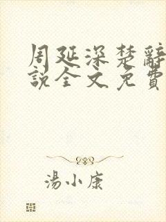 周延深楚辞的小说全文免费阅读