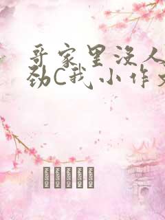 哥家里没人使点劲C我小作文小说